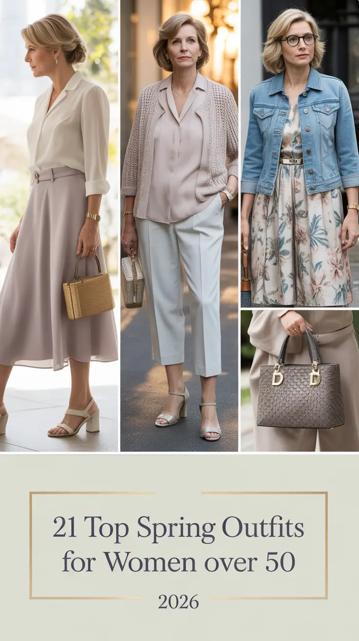 Top Spring Outfits for Women Over 50 2026: Fresh, Stylish & Age-Confident Looks for the New Season