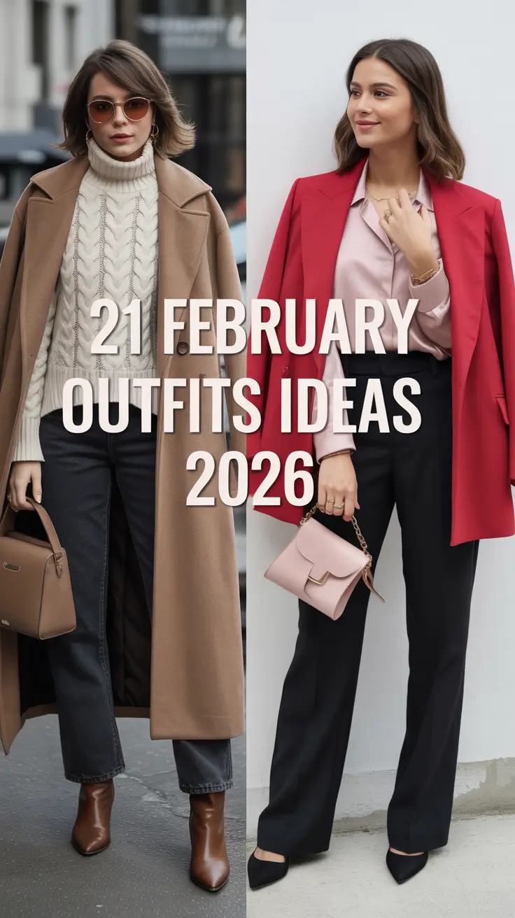 February Outfits Ideas 2026: Cozy, Chic & Trend-Forward Looks for Every Winter Plan