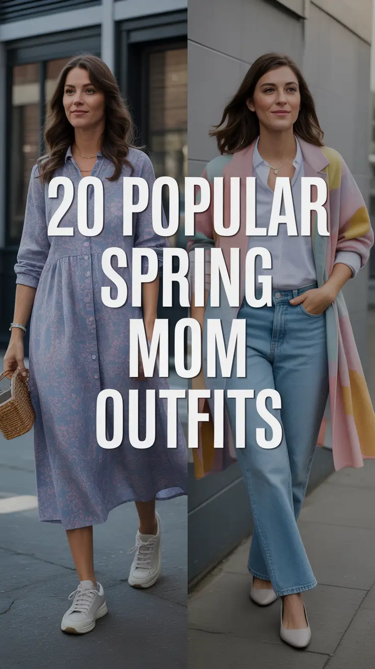 Popular Spring Mom Outfits 2026: Fresh, Comfy & Trendy Ideas for Effortless Style