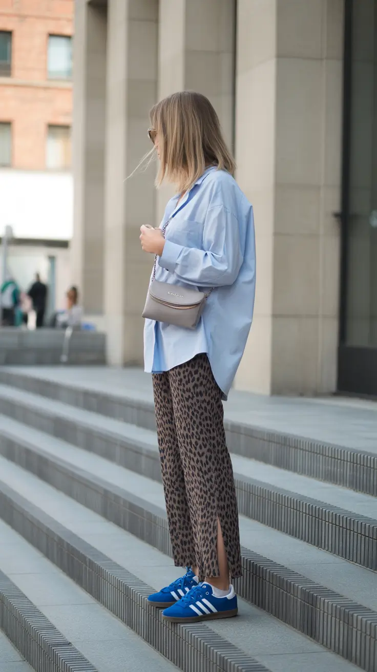 popular spring mom outfits 2026 - Oversized Shirting With Playful Prints