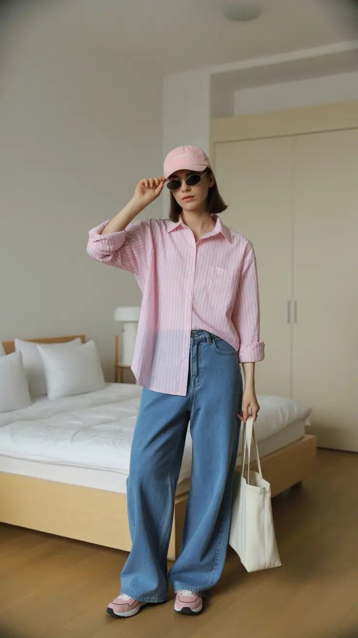 popular spring mom outfits 2026 - Pastel Stripes With Weekend Ease