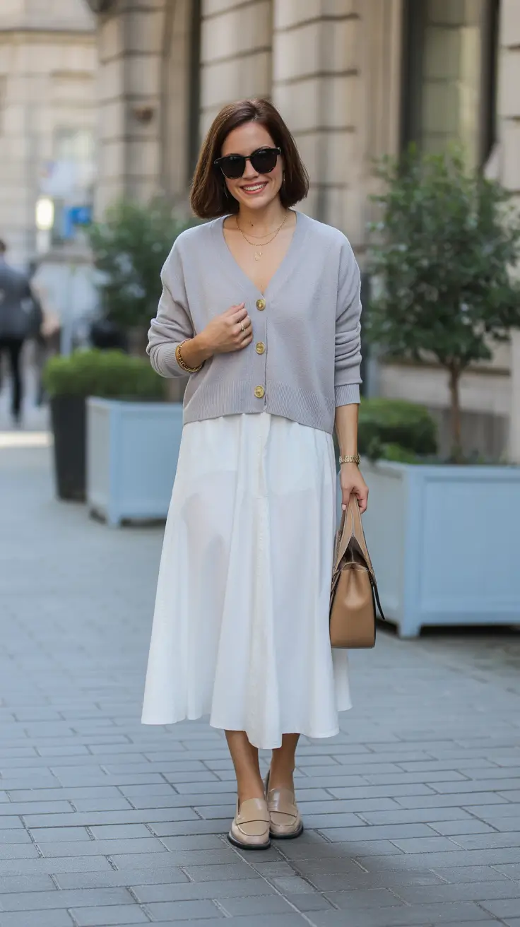 spring vacation outfits 2026 - Soft Cardigan Layers for Early Spring City Wandering