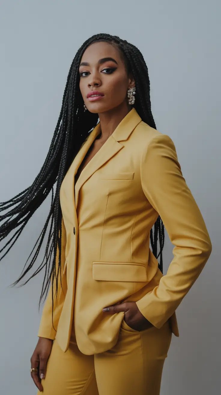 spring blazer outfits 2026 Yellow Suit