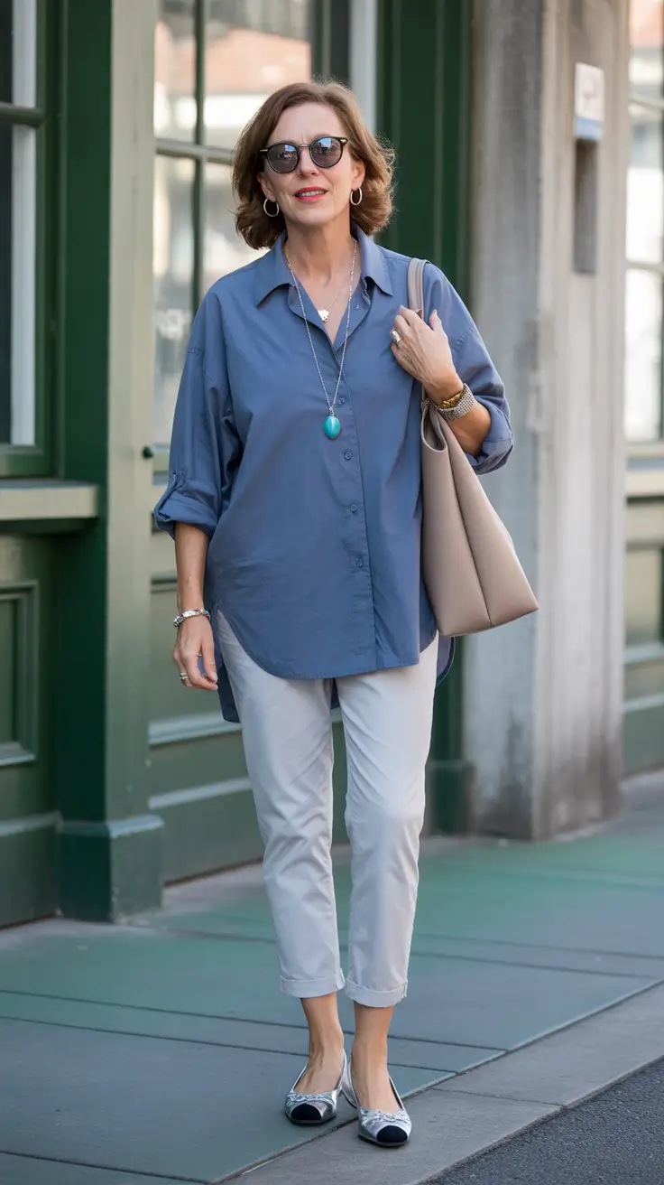 Top spring dressing over 50 2026 Laid-Back Blue Tones for Everyday Spring Comfort