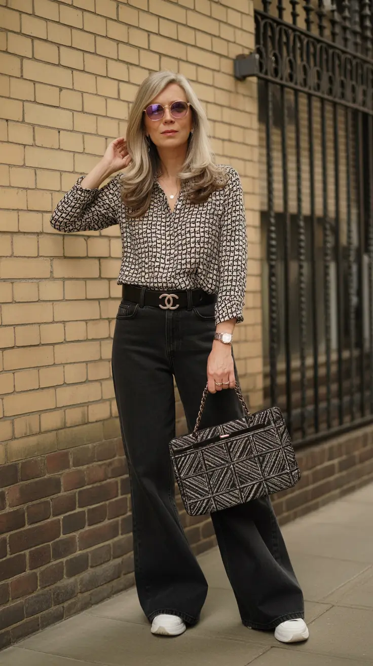 Top spring dressing over 50 2026 Monochrome Chic With Modern Structure