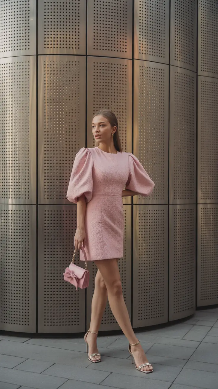 top spring going out outfits 2026 - Blush Statement Sleeves for Romantic Spring Nights