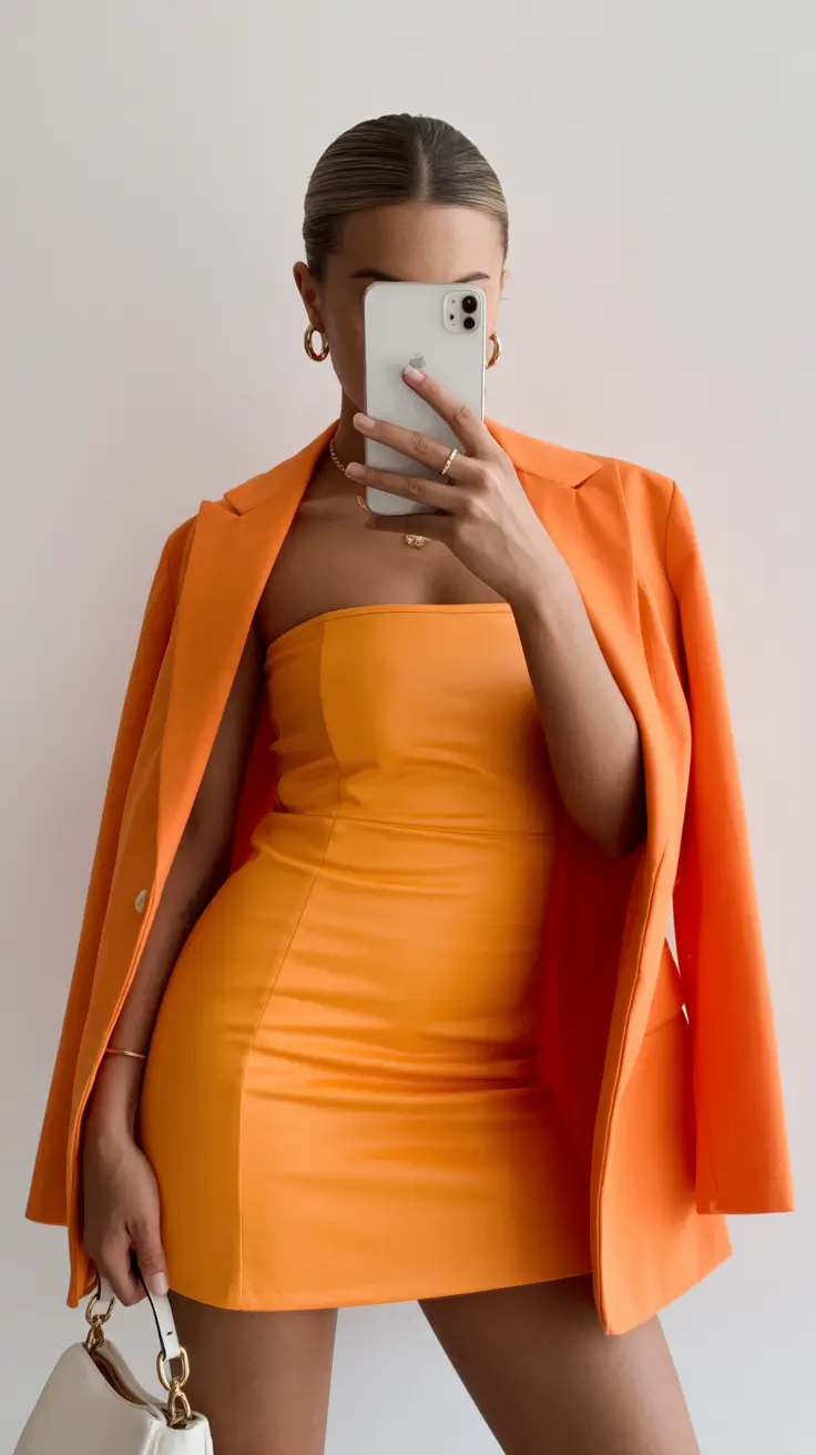 top spring outfits for women over 30 2026 Bold Citrus Coordination for Statement Spring Moments
