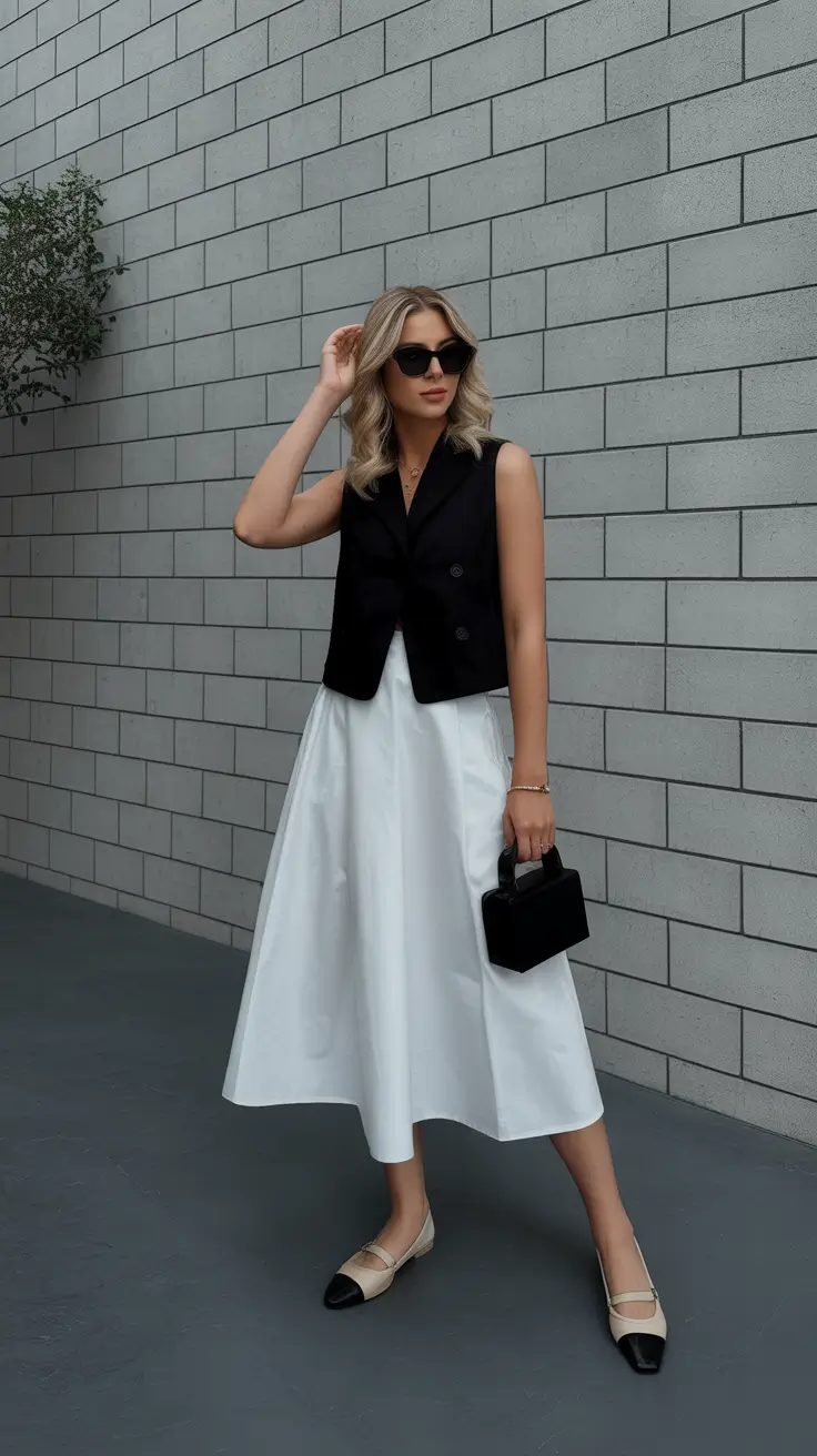 top spring outfits for women over 30 2026 Minimalist Monochrome with Modern Structure