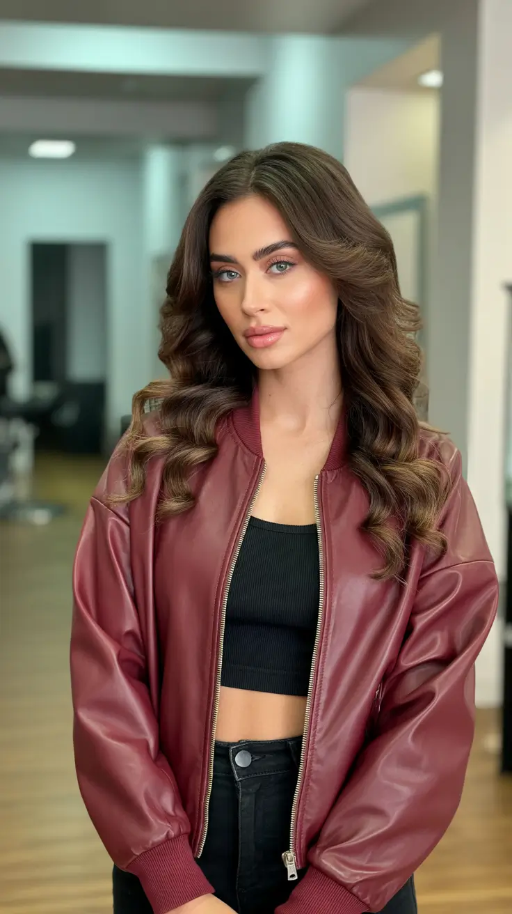 best spring haircuts 2026 Classic Chocolate Waves