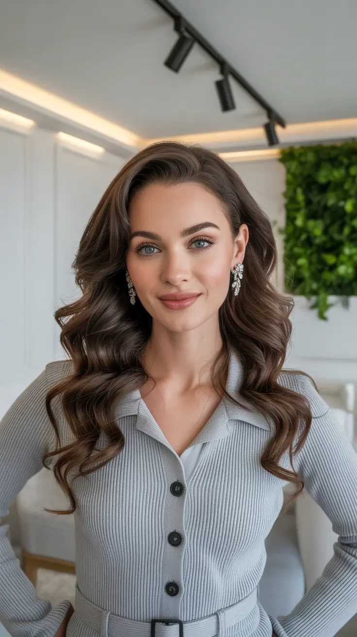 best spring haircuts 2026 Structured Espresso Curls