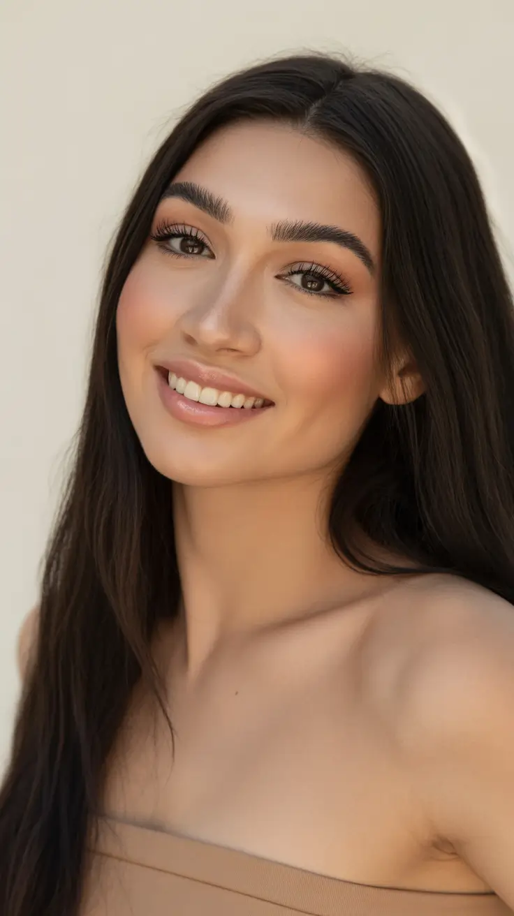 bold spring hair color for tan skin 2026 Soft Natural Espresso Flow