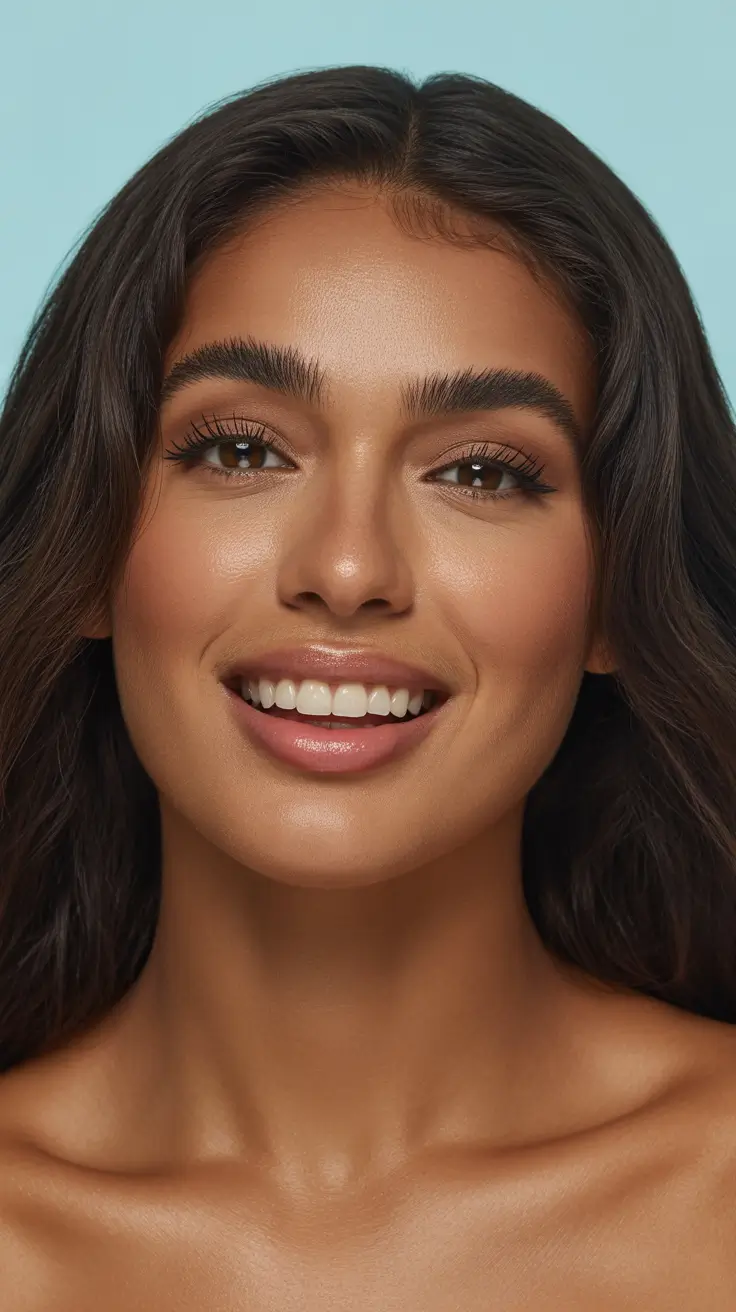 bold spring hair color for tan skin 2026 Soft Warm Brunette Natural Waves