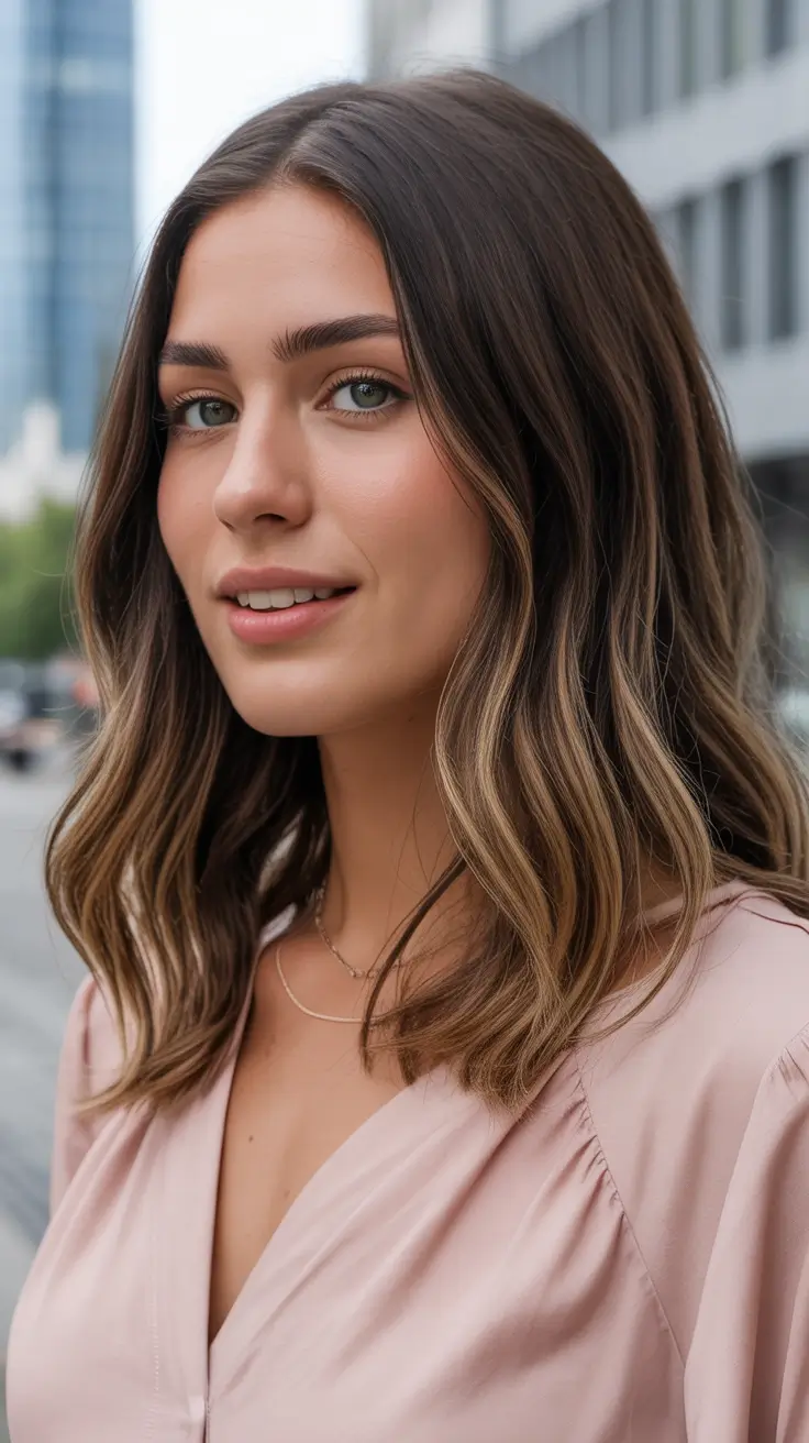 chic spring hair color for light skin 2026 City Bronde Soft Waves