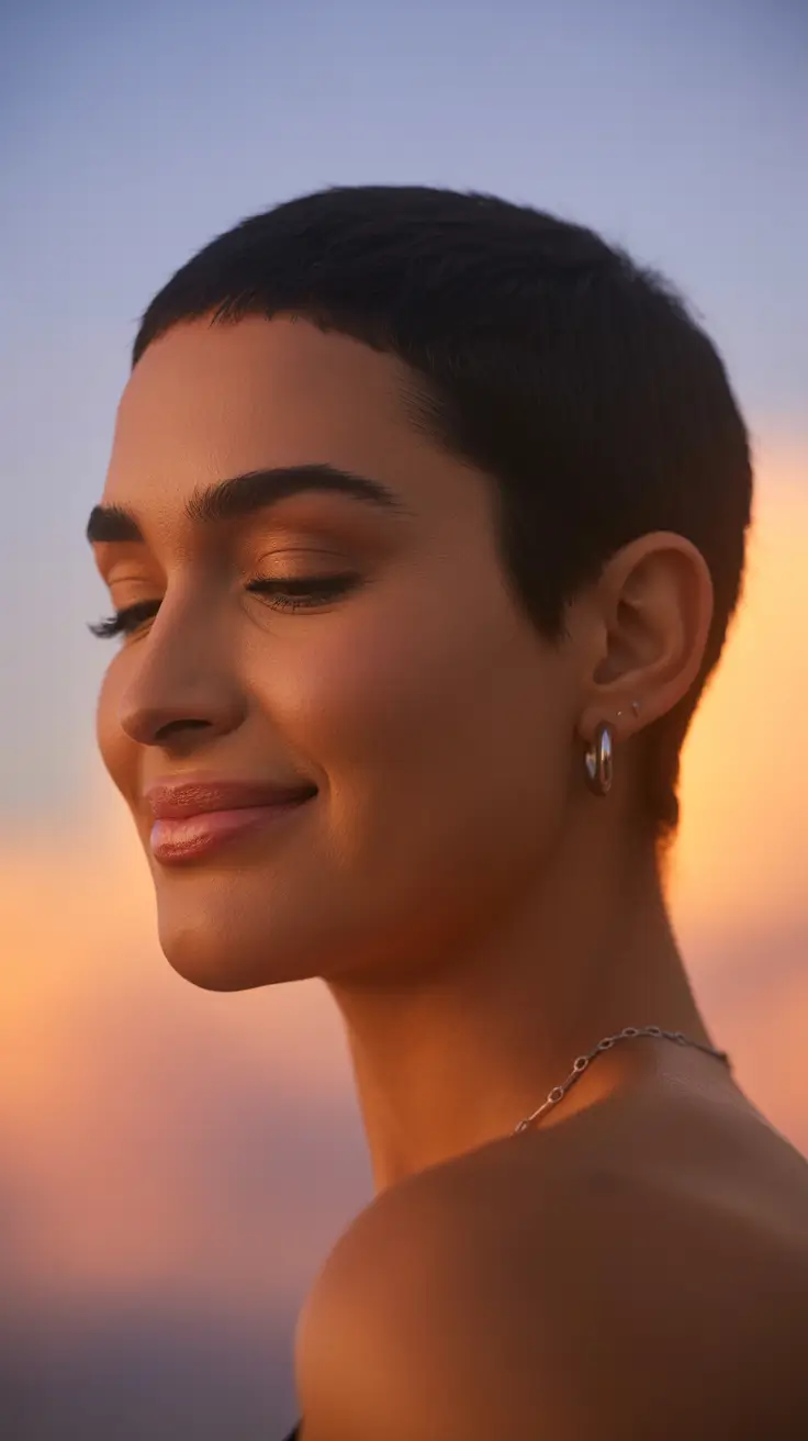 spring hair trends 2026 Sunset Pixie Elegance