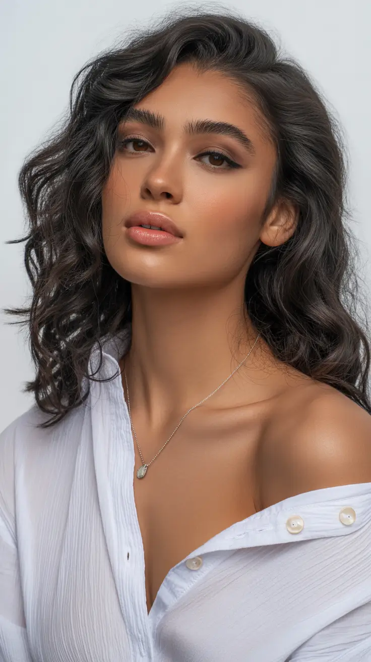 spring hair trends 2026 Soft Curly Shoulder-Length Movement