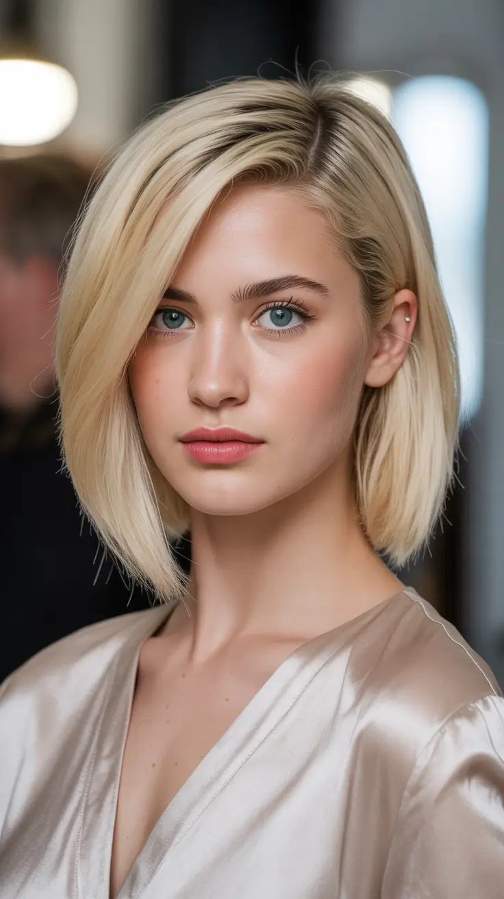 cute spring long bob haircut ideas 2026 Textured Blonde Long Bob With Natural Movement