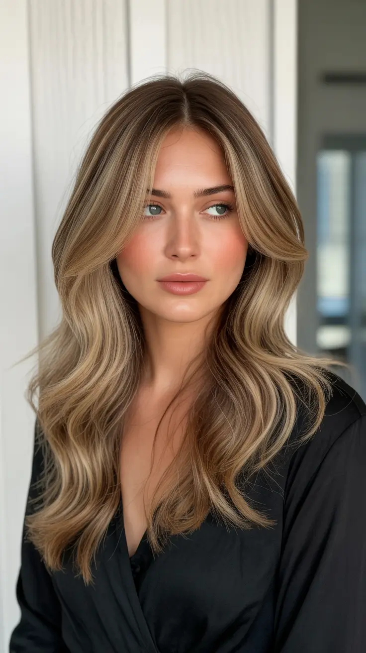 cute spring mom haircut ideas 2026 Sunlit Blonde Layers With Soft Movement