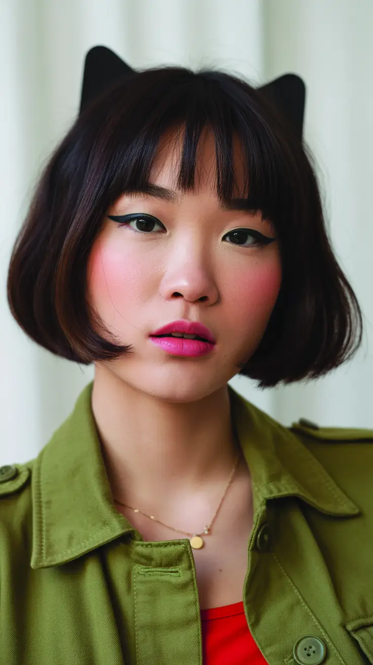 effortless spring quick hairstyles 2026 micro bob bangs