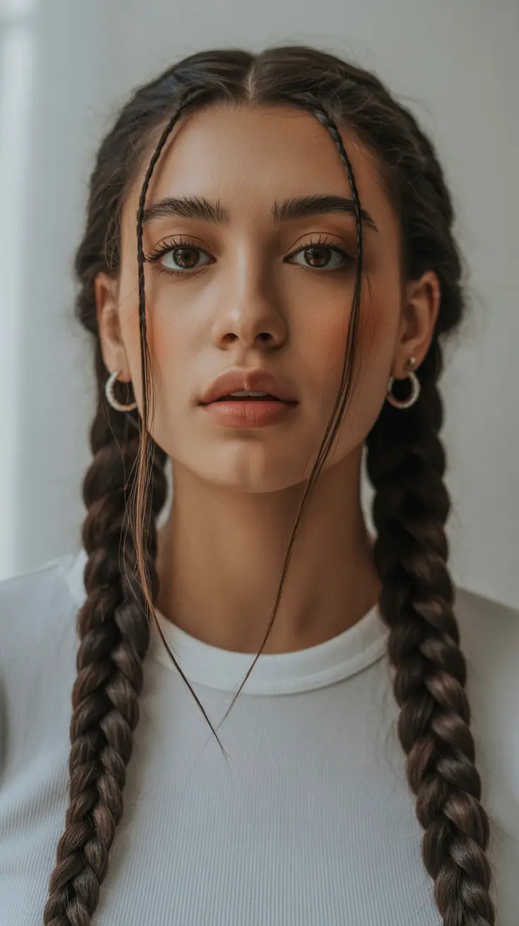 effortless spring quick hairstyles 2026 double braids
