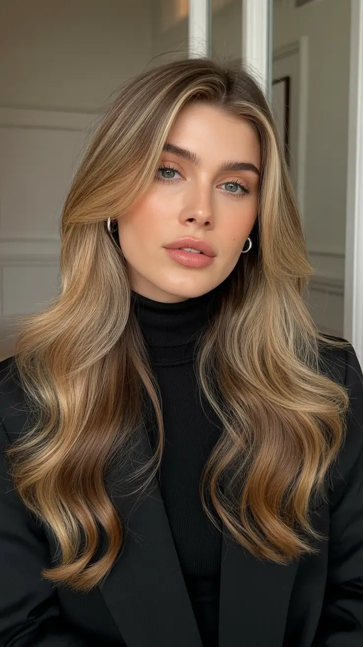 effortless spring quick hairstyles 2026 long layered blowout