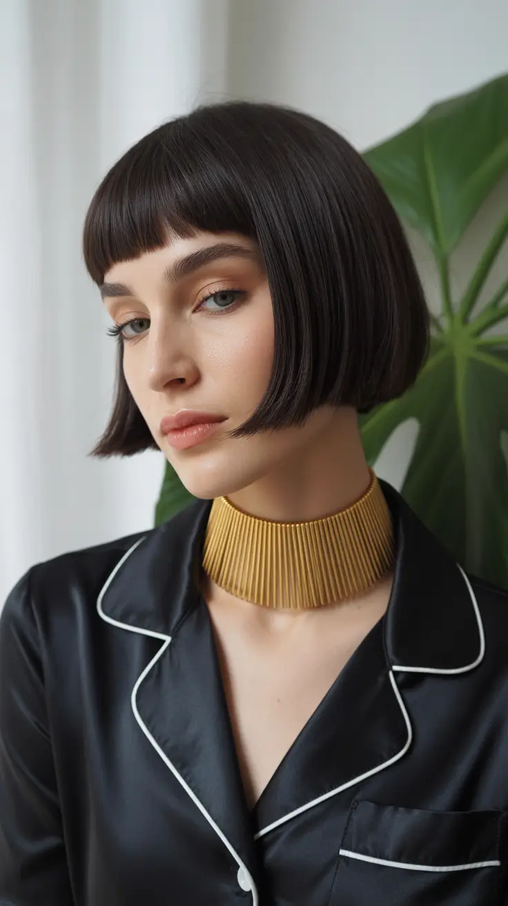 elegant spring bob haircut 2026 Polished French Bob With Sculpted Edge