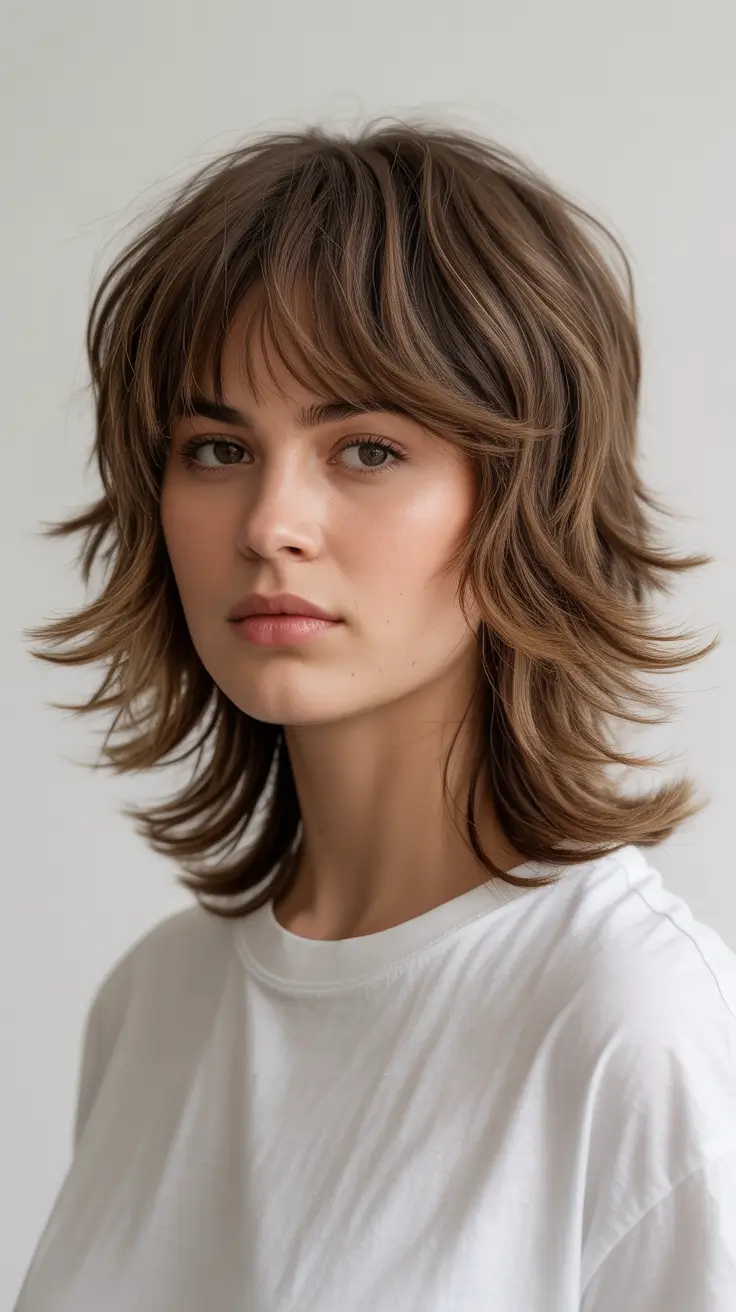 elegant spring shag haircut for 2026 Classic Medium Shag With Balanced Layers