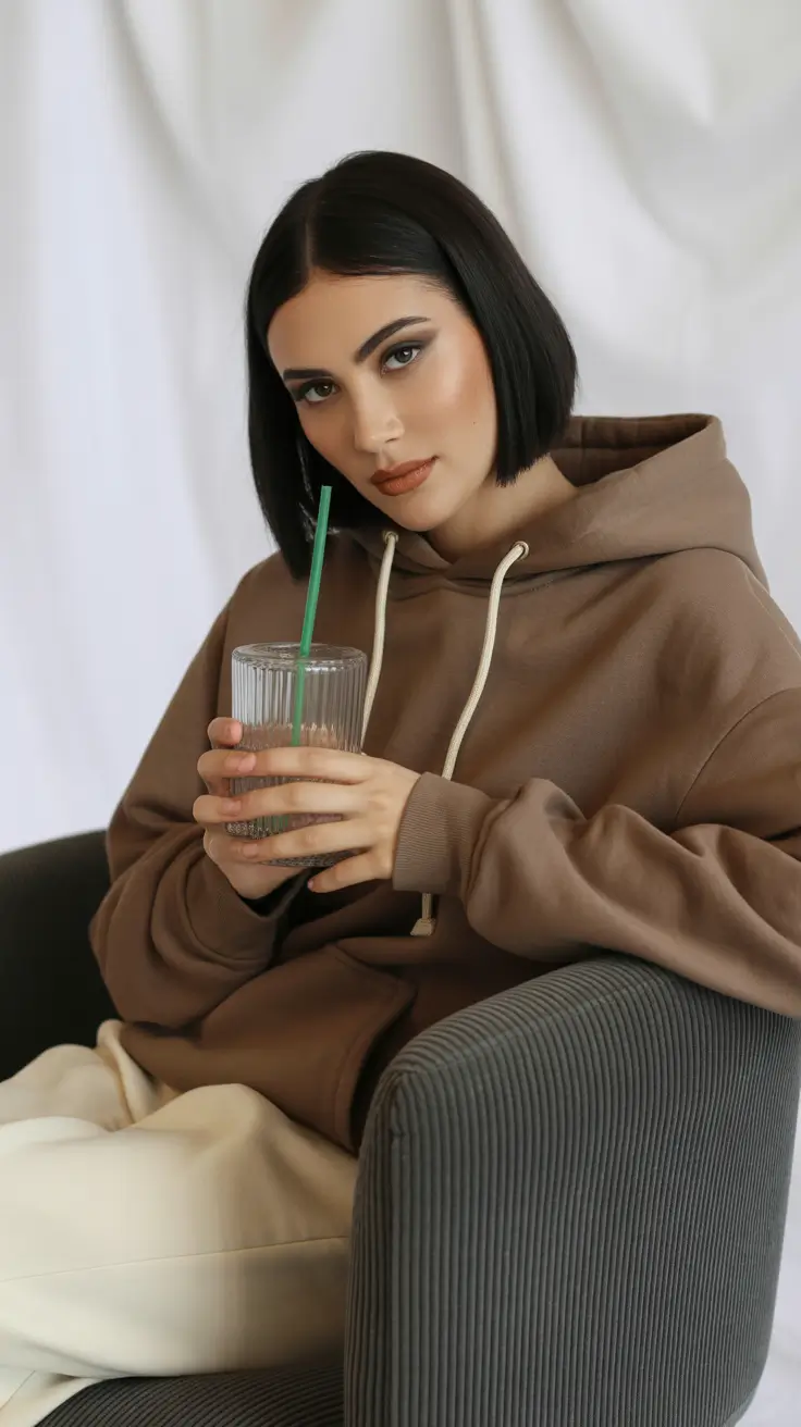 elegant spring short haircut 2026 clean micro bob