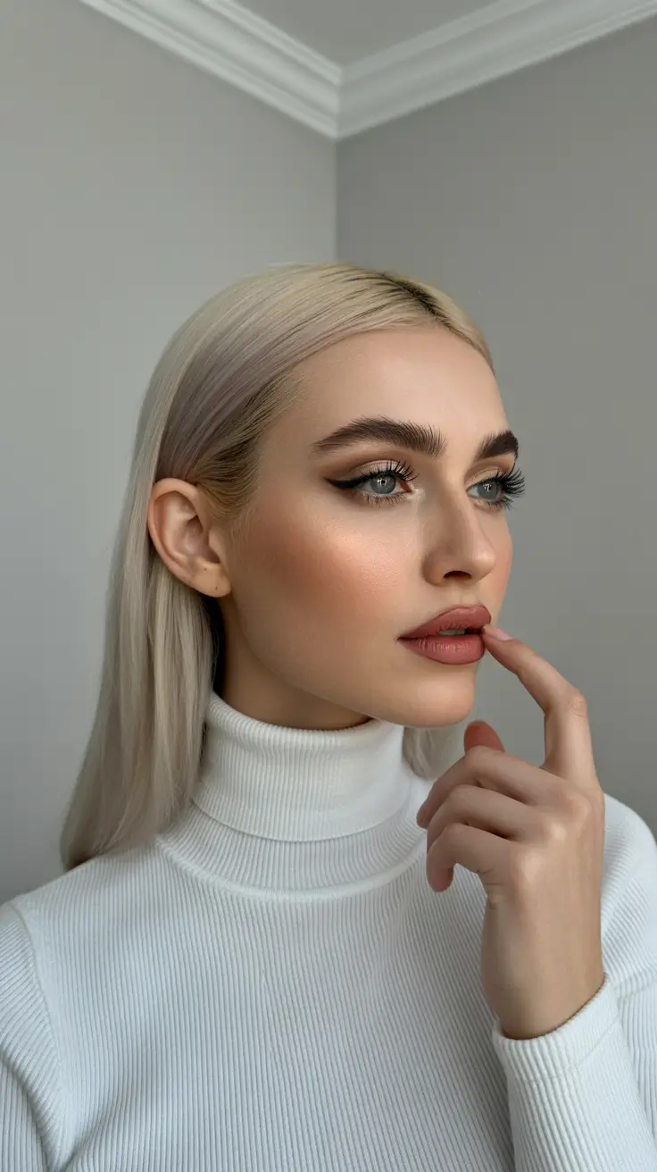 spring blonde hair color 2026 Minimalist Sleek Champagne Blonde