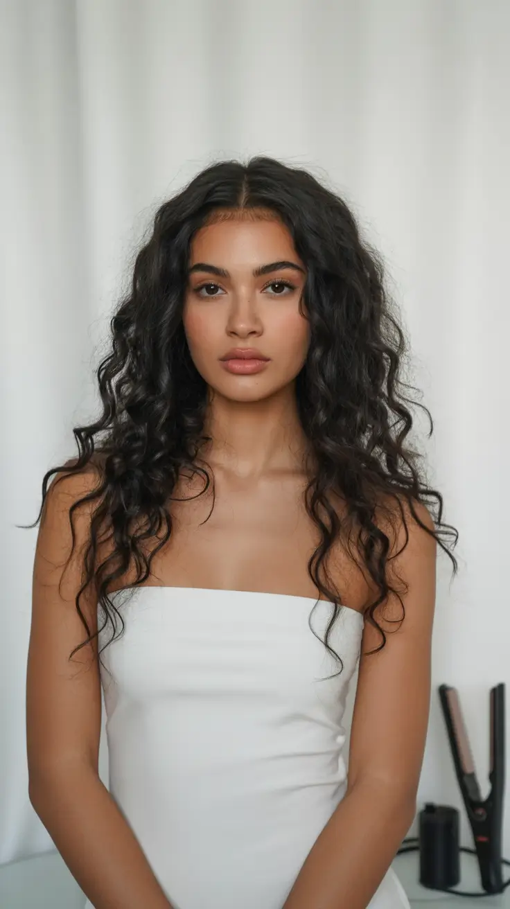 spring brown hair color 2026 Defined Spring Curls