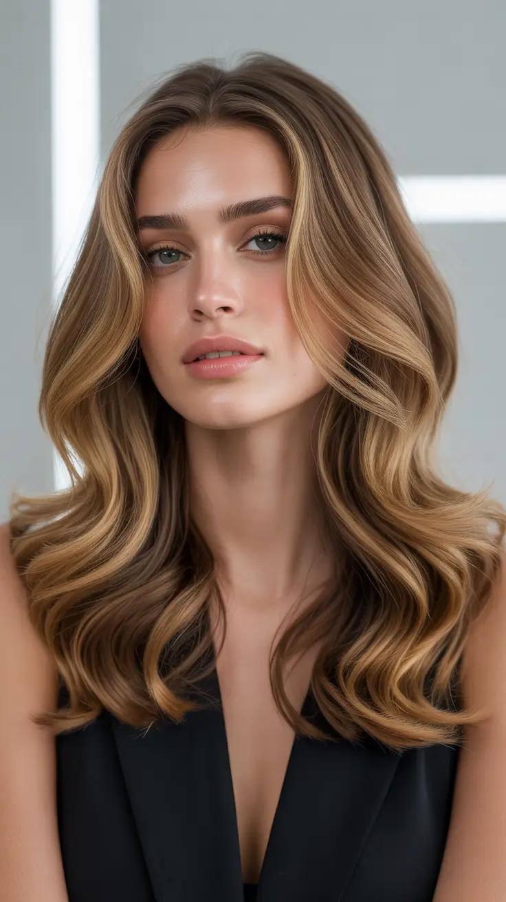 new spring mid length haircut 2026 Mid Length Blonde With Curtain Bangs