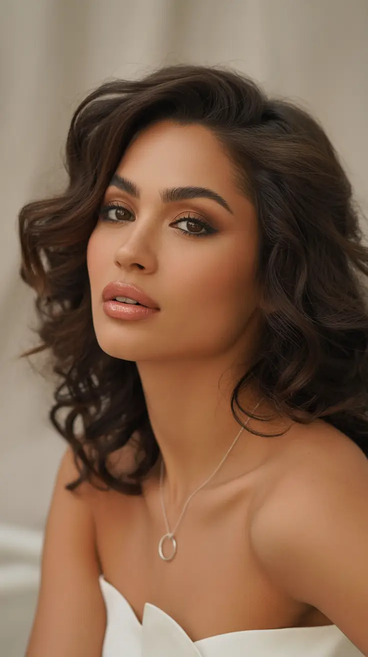 new spring mid length haircut 2026 Soft Curly Mid Length With Romantic Volume