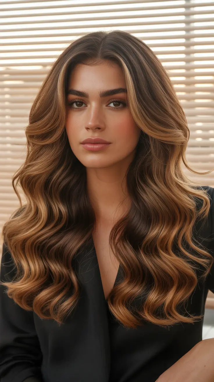 new spring mid length haircut 2026 Mid Length With Soft Waves for a Round Face