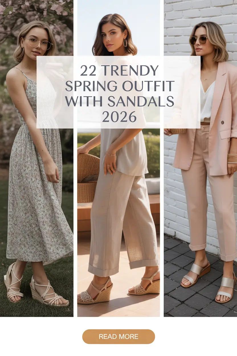 Trendy Spring Outfit With Sandals 2026: Cute & Casual Ideas for the New Season