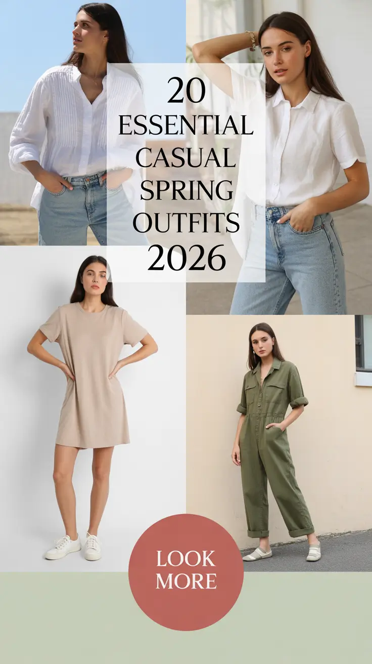 Essential Casual Spring Outfits 2026: Chic & Comfy Inspo for Women