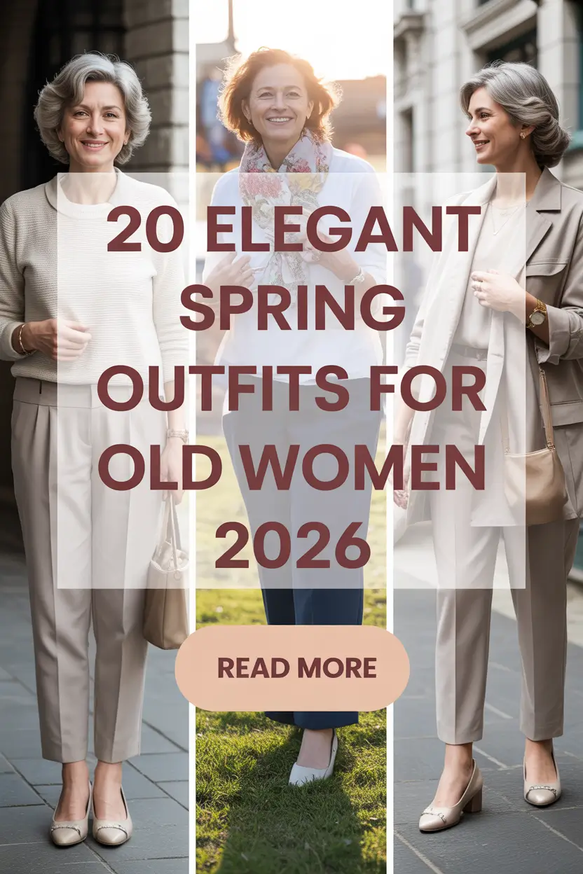 Elegant Spring Outfits for Old Women 2026: Stylish & Trendy Ideas for Effortless Seasonal Looks