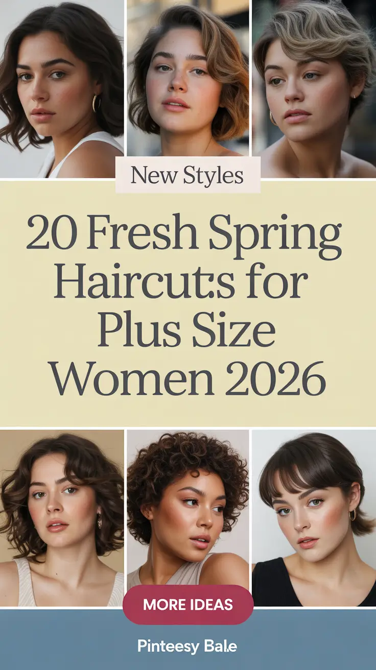 Fresh Spring Haircuts for Plus Size Women 2026: Trendy, Flattering Cuts for Every Style