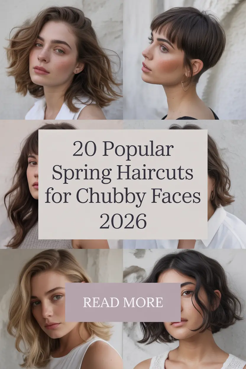 Popular Spring Haircuts for Chubby Faces 2026: Fresh Cuts and Flattering Styles for Every Look