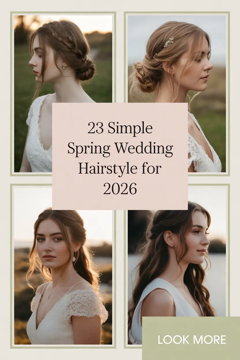 Simple Spring Wedding Hairstyle for 2026 – Effortless Bridal, Guest & Bridesmaid Looks