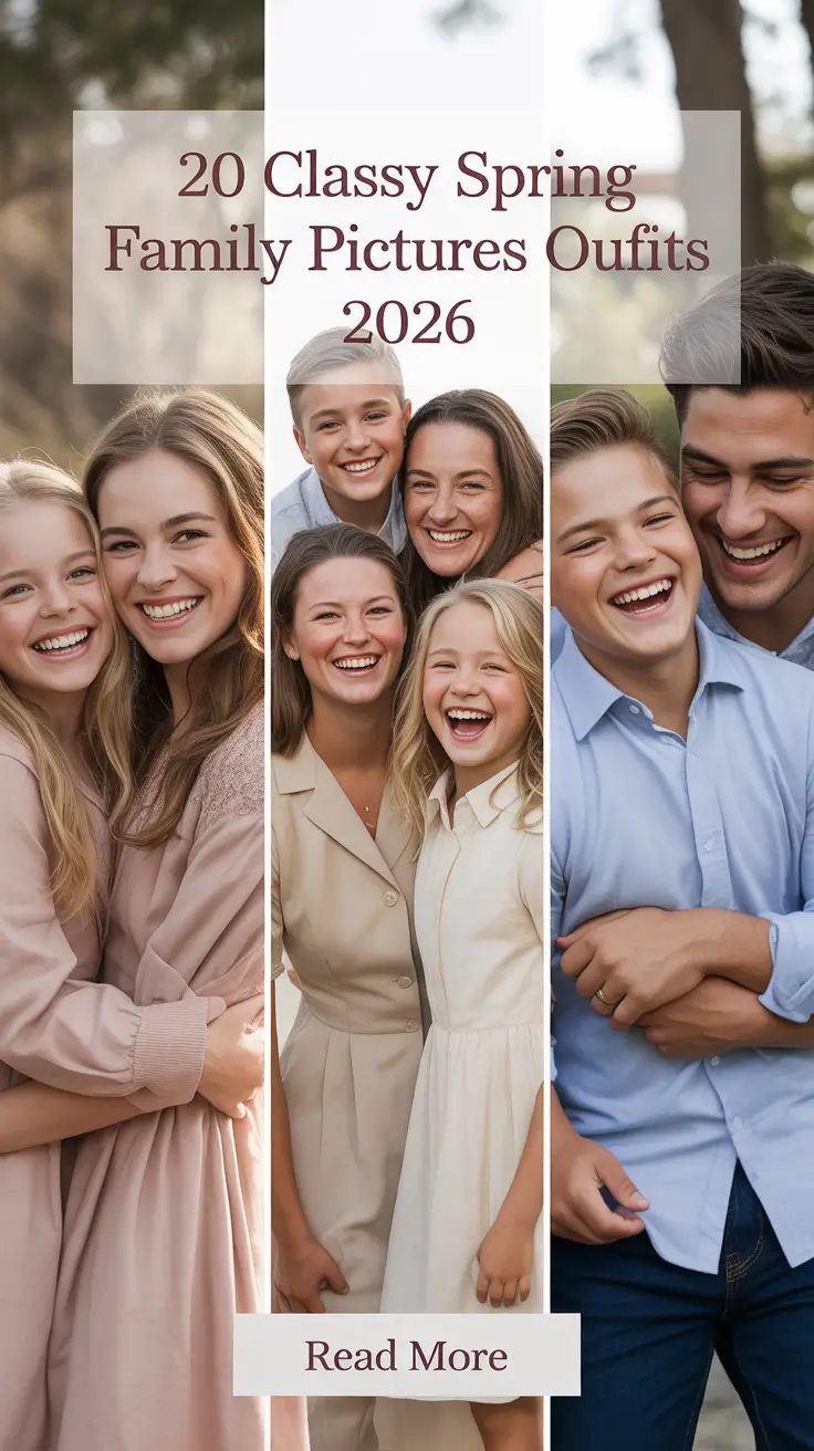 Classy Spring Family Pictures Outfits 2026: Fresh Ideas for Stylish Seasonal Photos