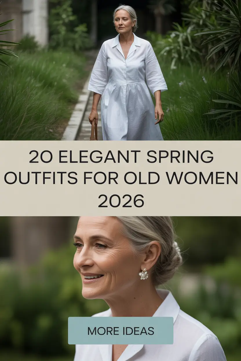 Elegant Spring Outfits for Old Women 2026: Stylish & Trendy Ideas for Effortless Seasonal Looks