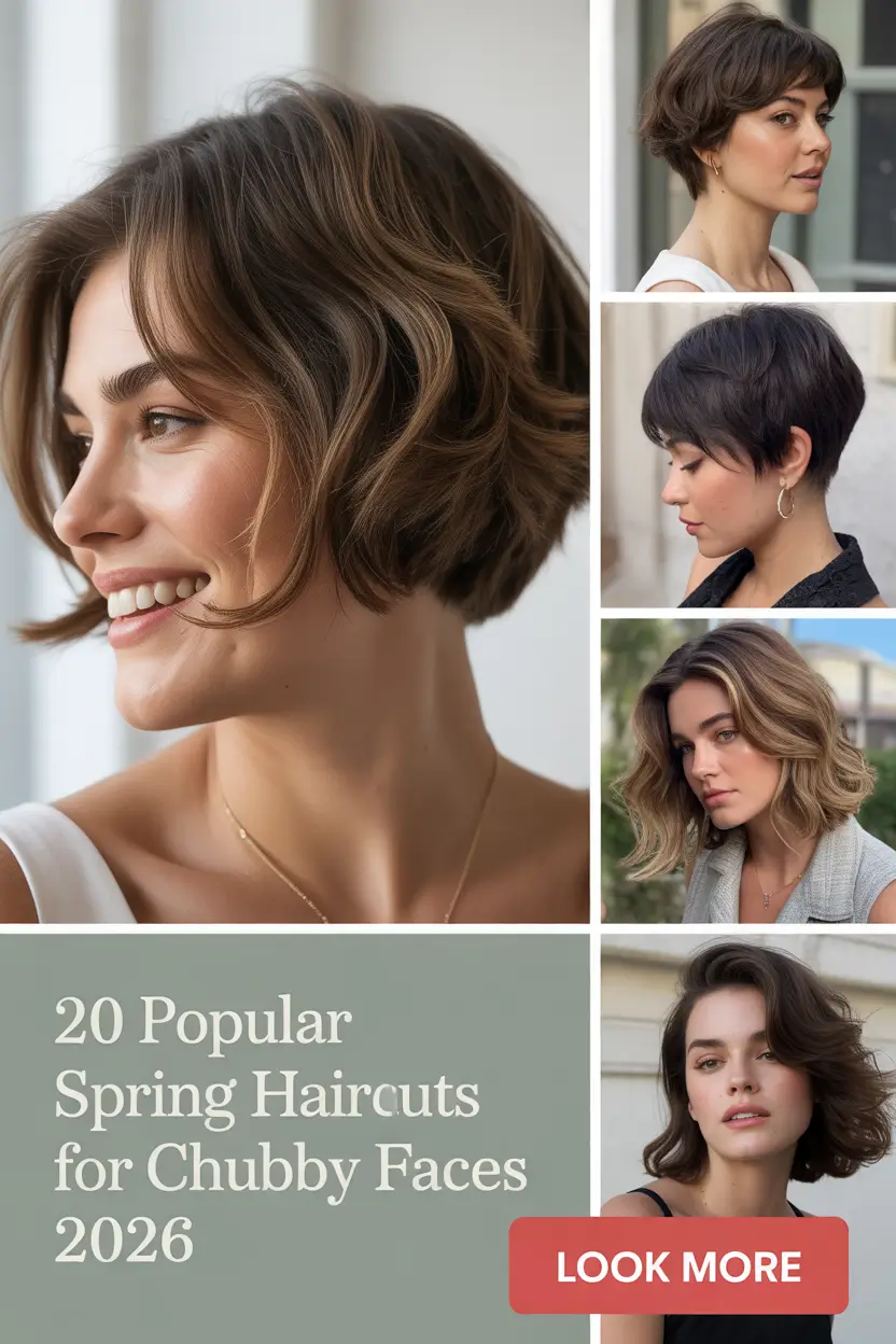 Popular Spring Haircuts for Chubby Faces 2026: Fresh Cuts and Flattering Styles for Every Look
