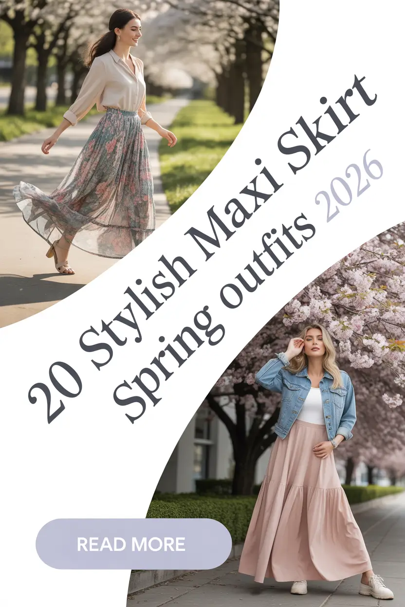 Stylish Maxi Skirt Spring Outfits 2026: Fresh Ideas for Chic Seasonal Looks