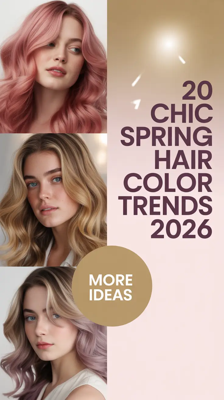 Chic Spring Hair Color Trends 2026: Fresh Blonde, Brunette & Bronde Ideas for the New Season