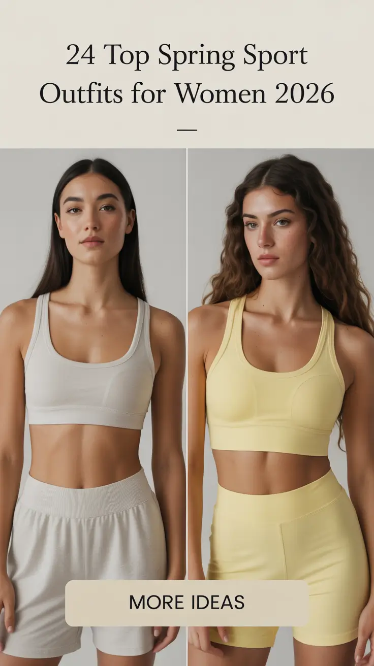 Top Spring Sport Outfits for Women 2026: Fresh, Casual & Aesthetic Looks for Active Days