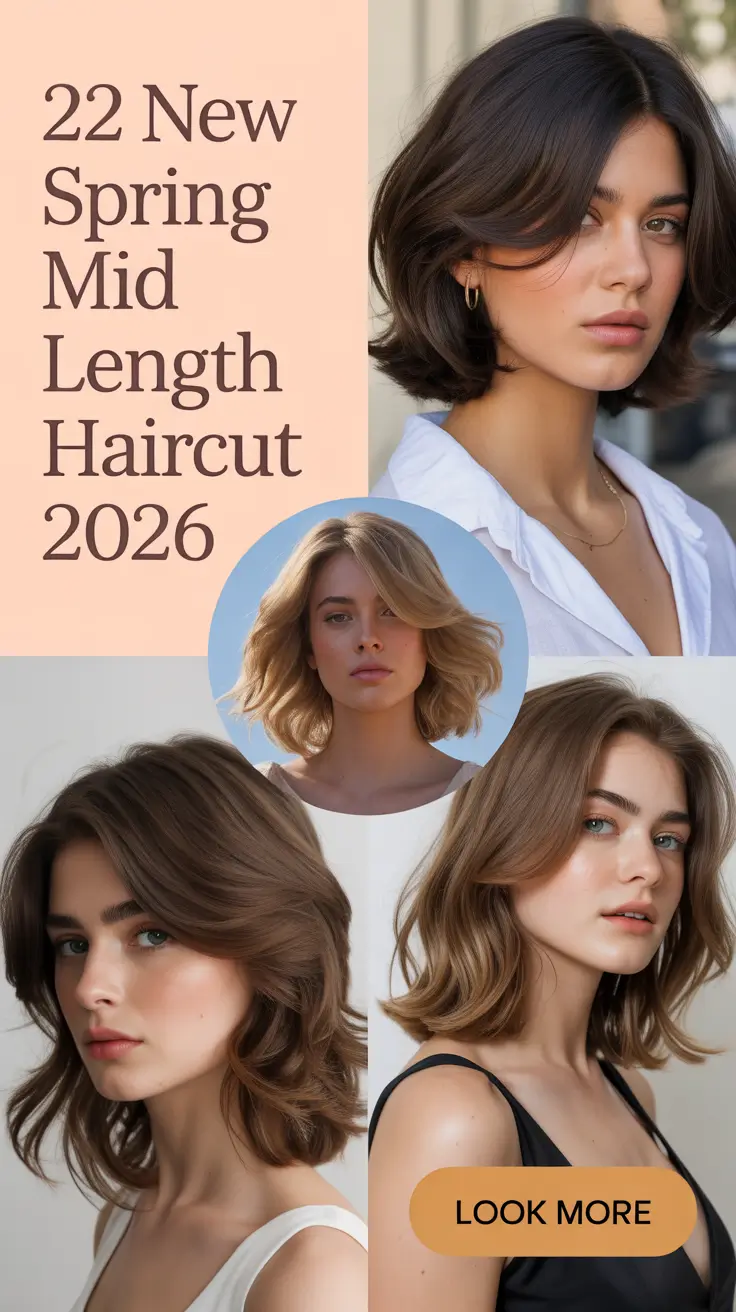 New Spring Mid Length Haircut 2026: Trendy Ideas for Fine, Thick, and Wavy Hair