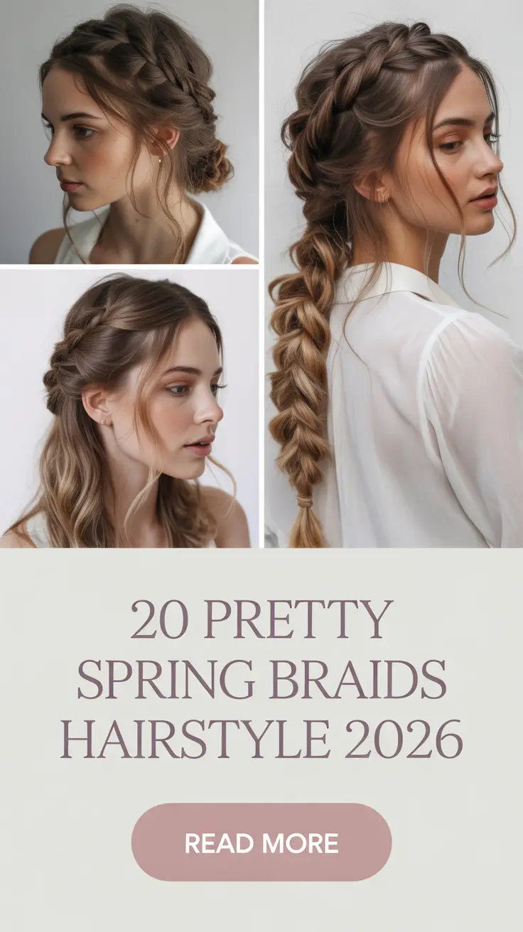 Pretty Spring Braids Hairstyle 2026: Cute Twist & Easy Spring Break Braids Ideas