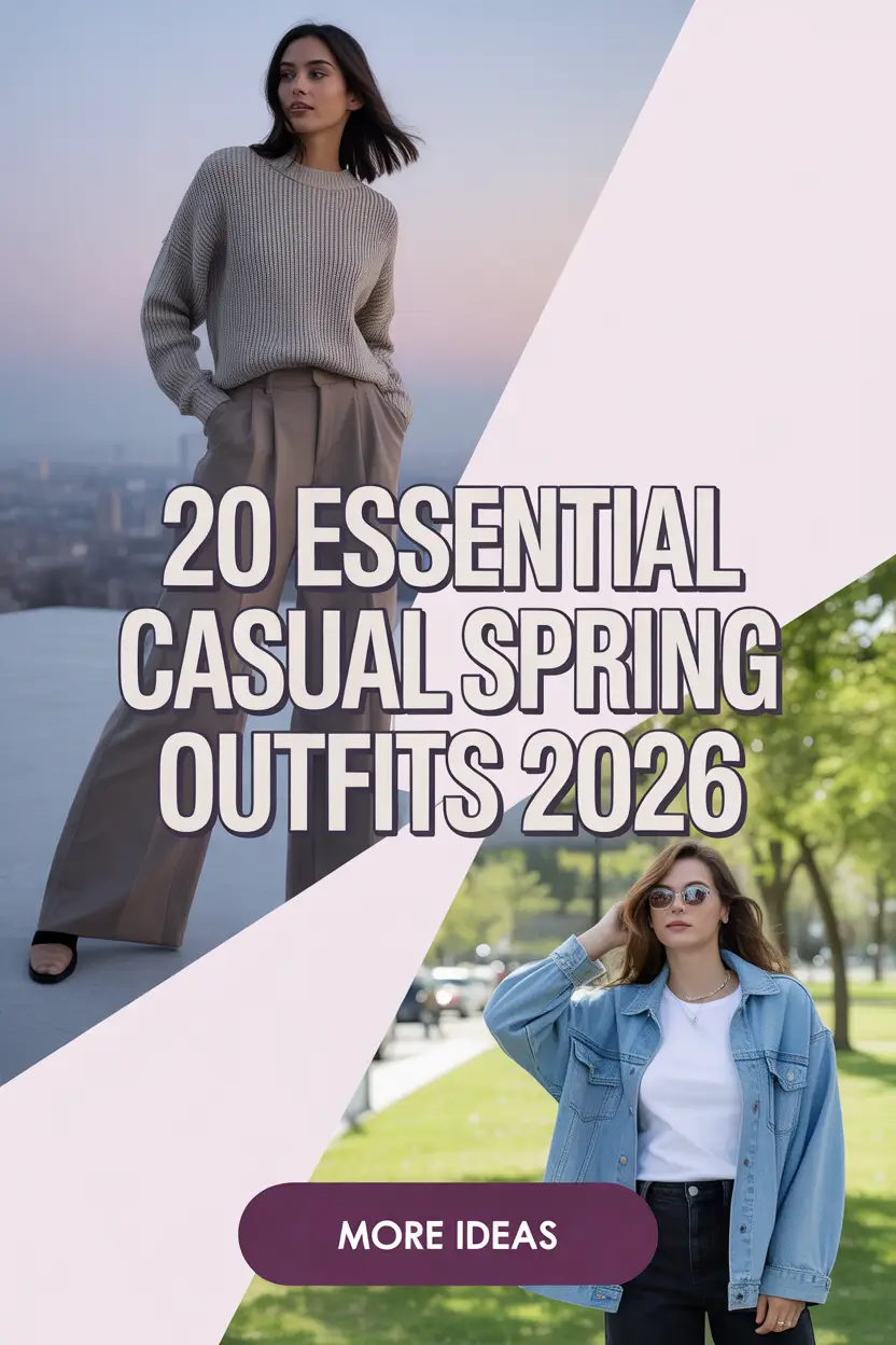 Essential Casual Spring Outfits 2026: Chic & Comfy Inspo for Women
