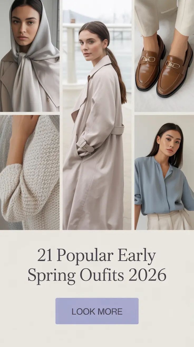 Popular Early Spring Outfits 2026: Fresh Casual & Chic Style Ideas for Women