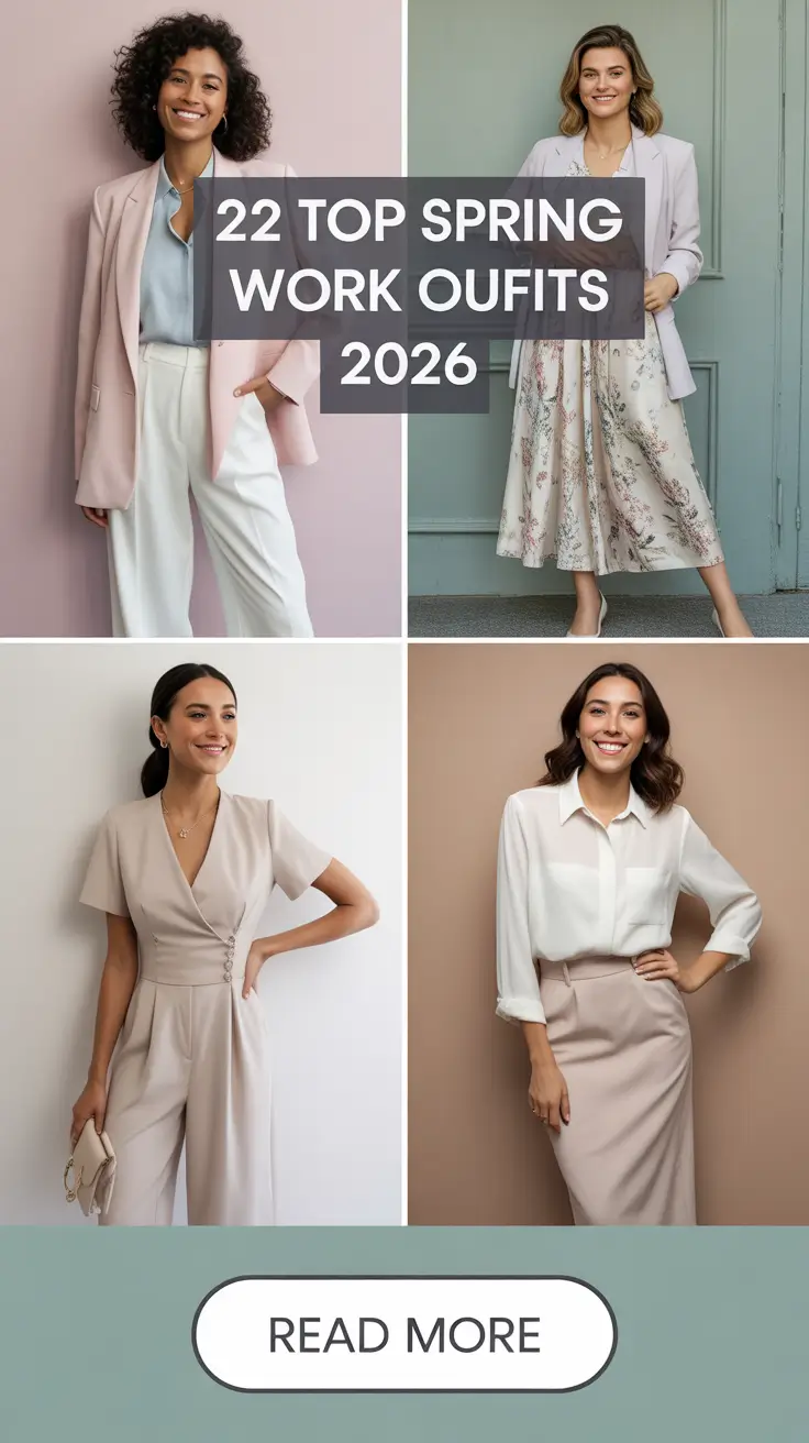 Top Spring Work Outfits 2026: Office Chic Inspiration for Modern Women
