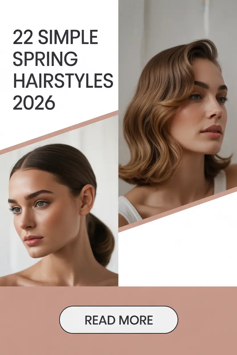 Simple Spring Hairstyles 2026: Cute & Easy Ideas for Fresh Seasonal Looks